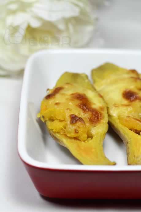 芝士焗薯茸的做法(西点)