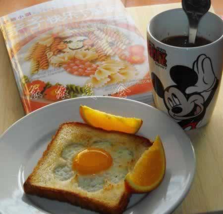 吐司煎鸡蛋的做法