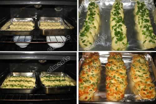 香葱芝士面包的做法