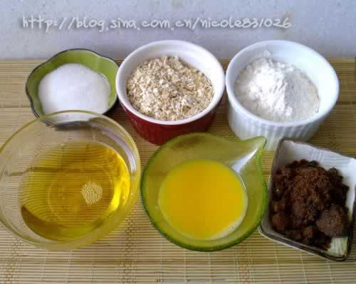 健康红糖燕麦饼干的做法