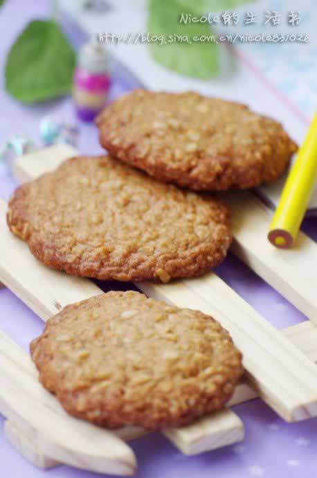 健康红糖燕麦饼干的做法