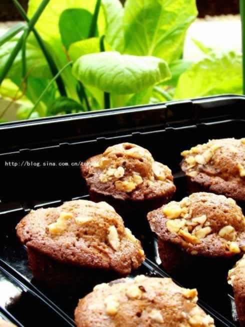 核桃红糖麦芬的做法