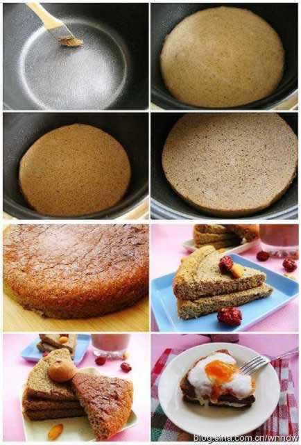 电饭煲豆渣蛋糕的做法(早餐菜谱-最简便健康低卡)