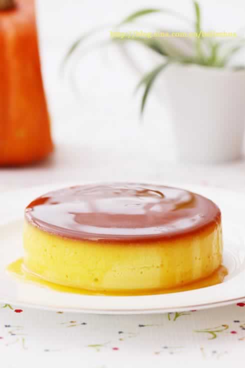 南瓜布丁乳酪蛋糕的做法(甜品-无需面粉也能烤出口感细腻的蛋糕)