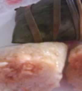 鲜虾叉烧粽的做法图解 怎么做鲜虾叉烧粽的做法