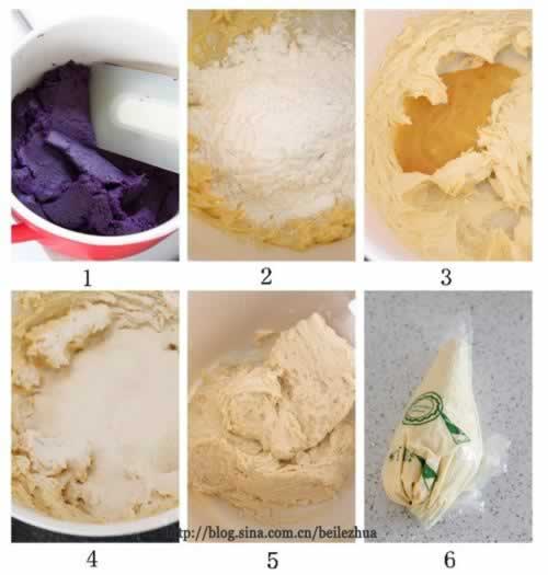 紫薯虎皮墨西哥包的做法(早餐菜谱)