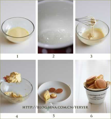 橙味马卡龙的做法(早餐菜谱-附经典多用途馅料,法式奶油酱的做法)