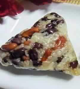红豆四宝粽的做法图解 怎么做红豆四宝粽的做法