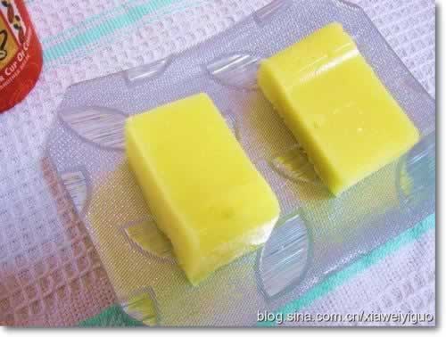 清甜红芋羊羹的做法(品茶小点心)