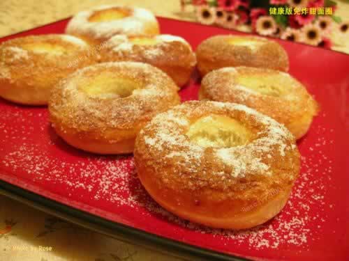 健康版免炸甜面圈的做法(早餐菜谱)