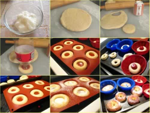 健康版免炸甜面圈的做法(早餐菜谱)