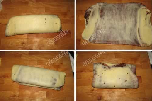 巧克力扭纹面包的做法(早餐菜谱)