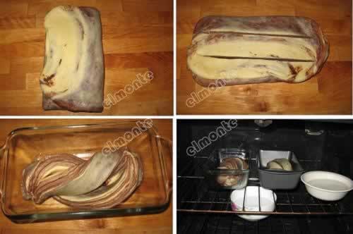 巧克力扭纹面包的做法(早餐菜谱)