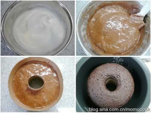 电饭锅巧克力海绵蛋糕的做法(电饭锅菜谱)