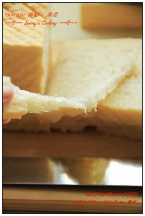 经典白土司的做法(早餐菜谱)