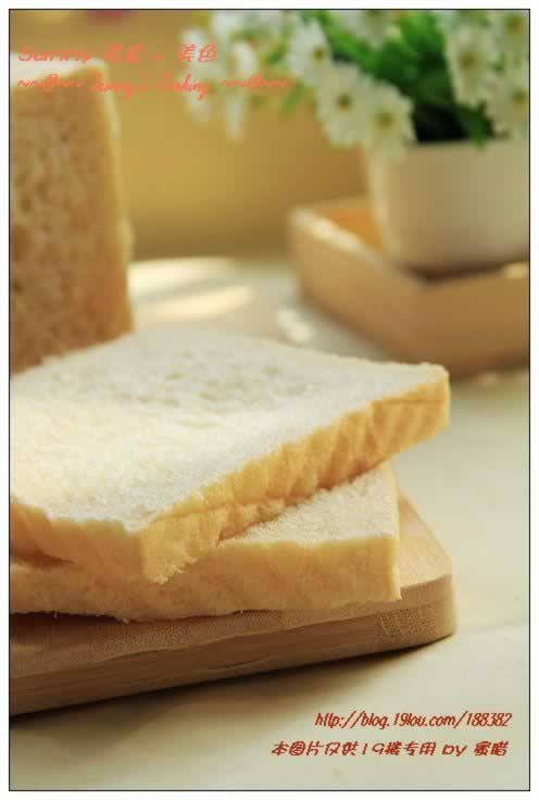 经典白土司的做法(早餐菜谱)