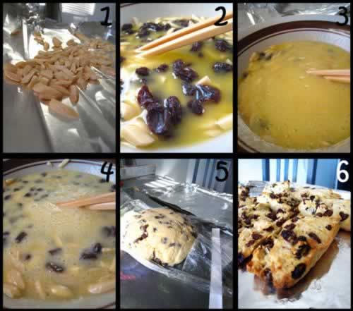 杏仁葡萄干巧克力黄油曲奇的做法(早餐菜谱)