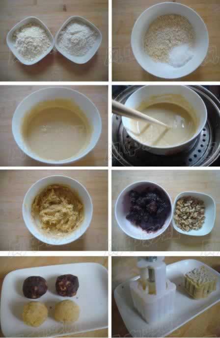 黄金冰皮月饼的做法(自制中秋月饼)