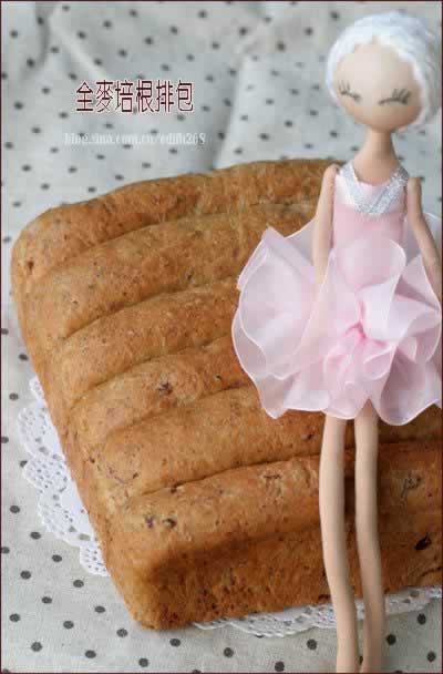 全麦培根排包的做法(早餐菜谱)