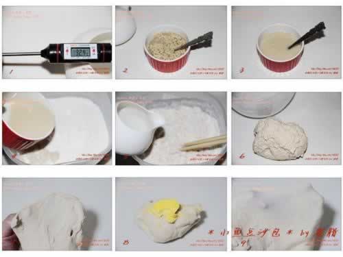 金鱼豆沙面包的做法(早餐菜谱)