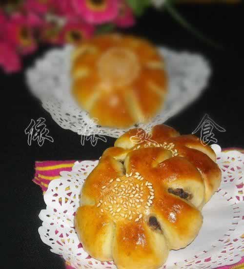 经典豆沙面包的做法(早餐菜谱-中种法)