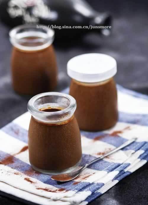 丝滑摩卡布丁的做法(免烤-自制甜品)