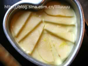 苹果重乳酪蛋糕的做法(自制甜品-冰淇凌口感的乳酪蛋糕)