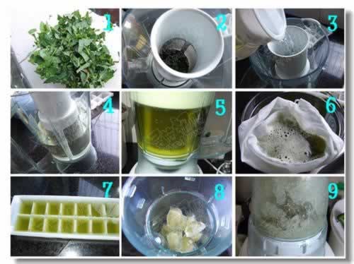 炼乳薄荷沙冰的做法(自制冷饮)