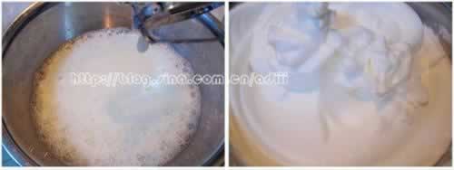 电饭煲版戚风蛋糕的做法(早餐菜谱)