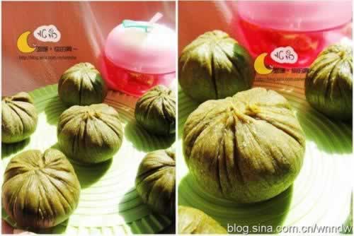 绿豆茶巾绞的做法(可爱日式点心)