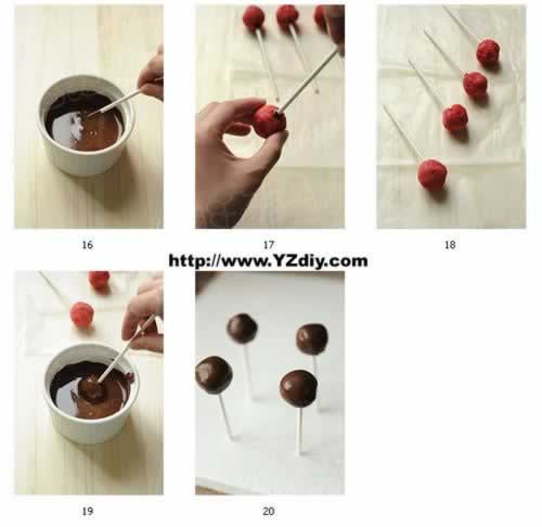 ��ɫ������ɿ������������������������-Red Velvet Cake Balls��