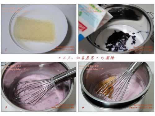 红莓慕思蛋糕的做法(自制甜品)