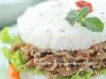 孜然肥牛米汉堡做法,怎么做,如何做,图解详细步骤的做法