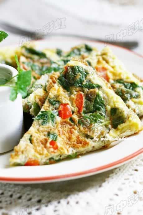 薄荷蛋饼的做法(荤菜菜谱)