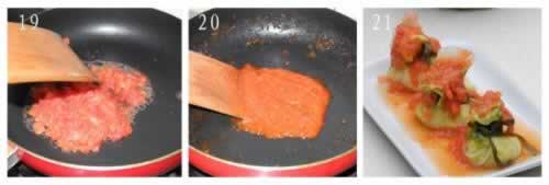 茄汁菜包的做法(夏日菜谱)