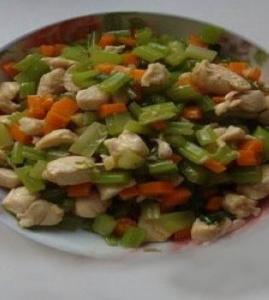 芹菜鸡丁_芹菜鸡丁的做法_芹菜鸡丁怎么做的做法
