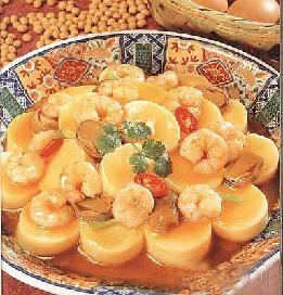 虾仁玉子豆腐_虾仁玉子豆腐的做法_虾仁玉子豆腐怎么做图解的做法