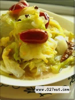 酸辣圆白菜的做法 酸辣圆白菜的做法