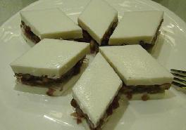 椰香红豆糕的做法 椰香红豆糕的做法