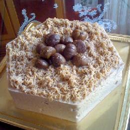 栗子慕斯蛋糕的做法图片,如何做,栗子慕斯蛋糕怎么做好吃详细步骤的做法