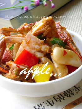 香辣年糕炒蟹的做法 香辣年糕炒蟹的做法