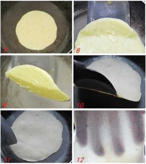 绿豆煎饼灌鸡蛋的做法(早餐菜谱)