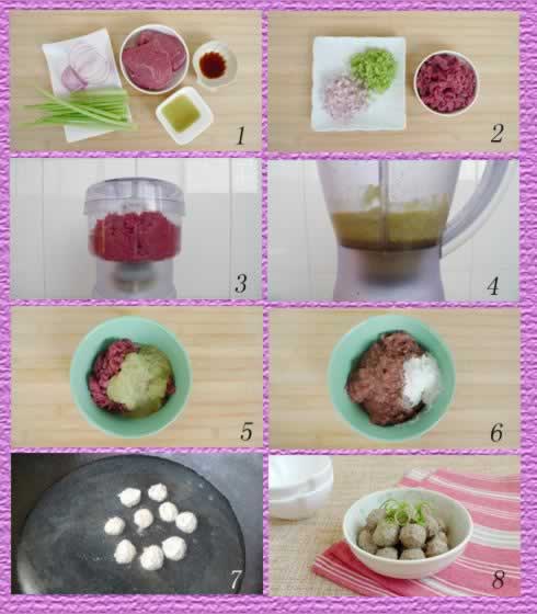 蔬菜牛肉丸的做法(荤菜菜谱-怎样给宝宝做肉丸子)