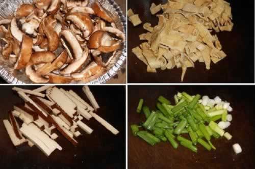 鱼饼炒蘑菇的做法(素菜菜谱)
