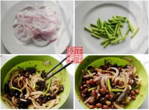 洋葱拌木耳的做法(素菜菜谱)