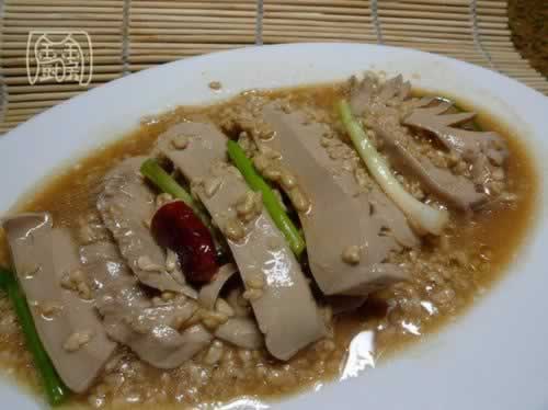 糟糟腰花的做法(荤菜菜谱)