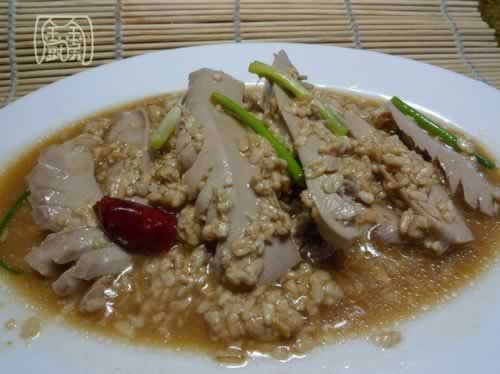 糟糟腰花的做法(荤菜菜谱)