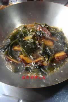 海带素牛肉的做法(素菜菜谱)