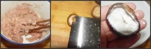 香菇酿肉扒油菜的做法(荤素搭配菜谱)