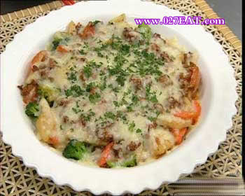 肉酱焗时蔬_肉酱焗时蔬的做法_图解肉酱焗时蔬怎么做,如何做的做法